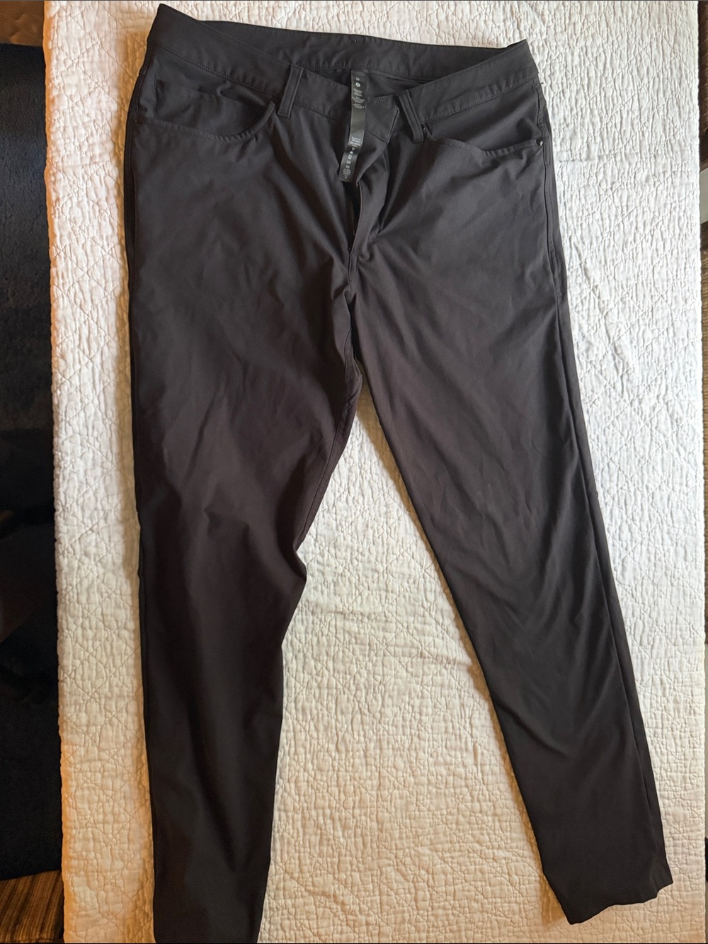 lululemon athletica Men's Black Performance Chinos